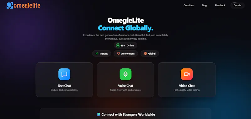 OmegleLite screenshot 1