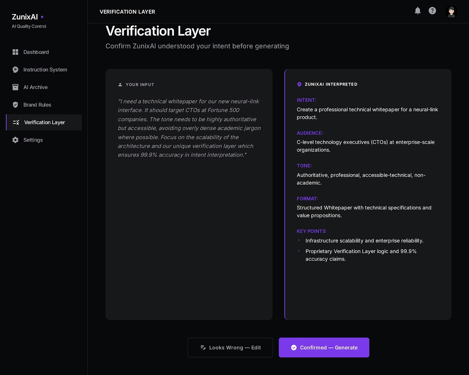 Zunix AI gallery image