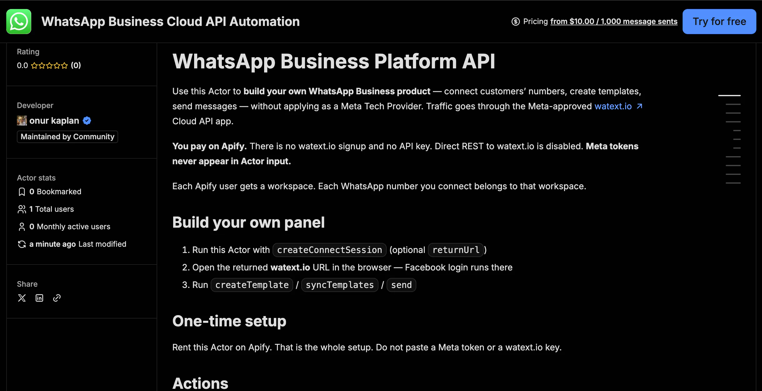 WhatsApp Business Cloud API Automation gallery image
