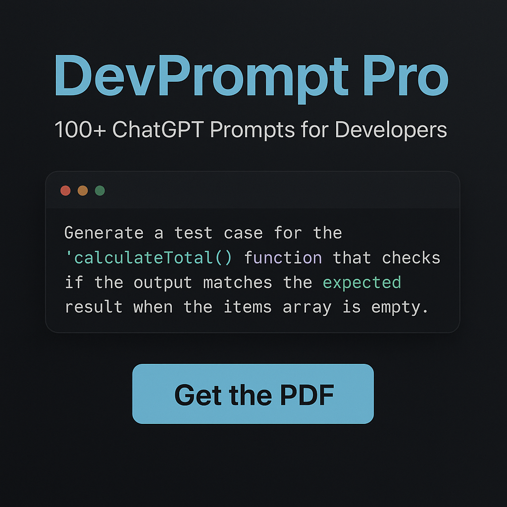 DevBoost AI — 100 Proven Prompts