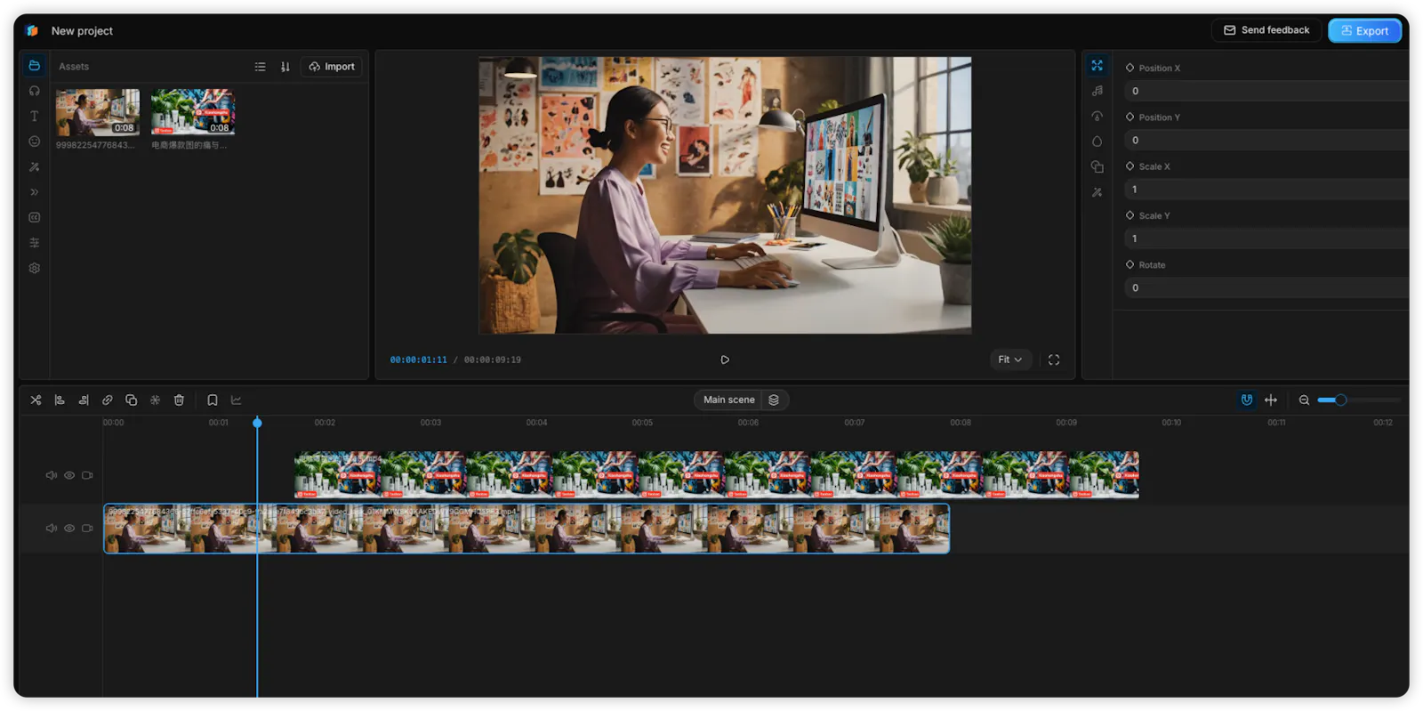 Editing.video screenshot 2