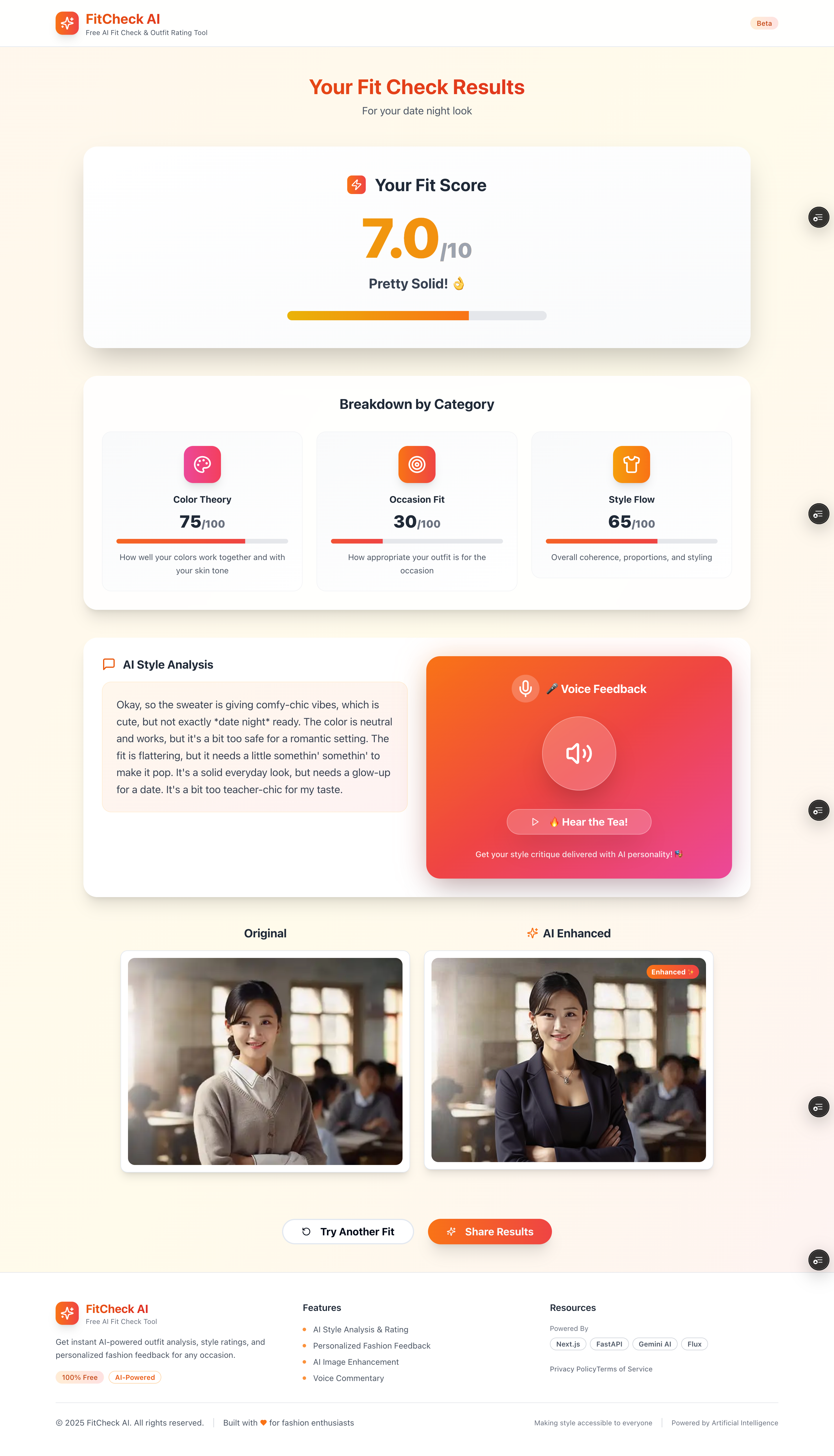 FitCheck AI gallery image