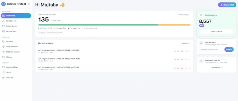 BounceProtect screenshot 1