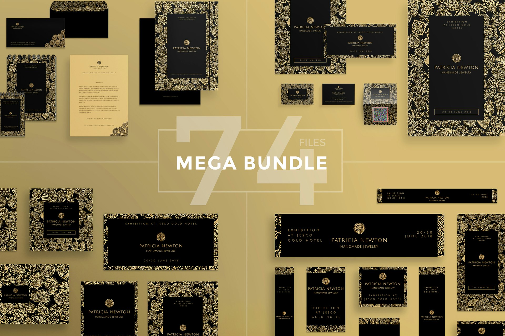 Free Branding Kit in black&gold colors!