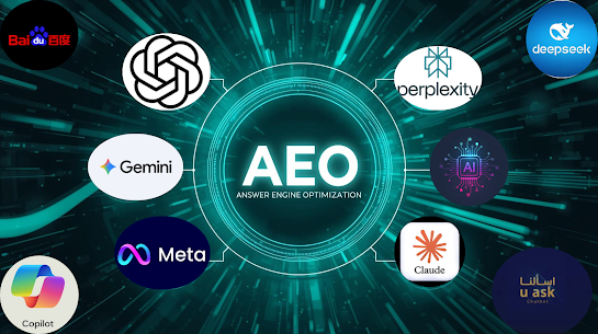 Answer engine optimization (SEO) - Product Hunt launch logo and brand identity