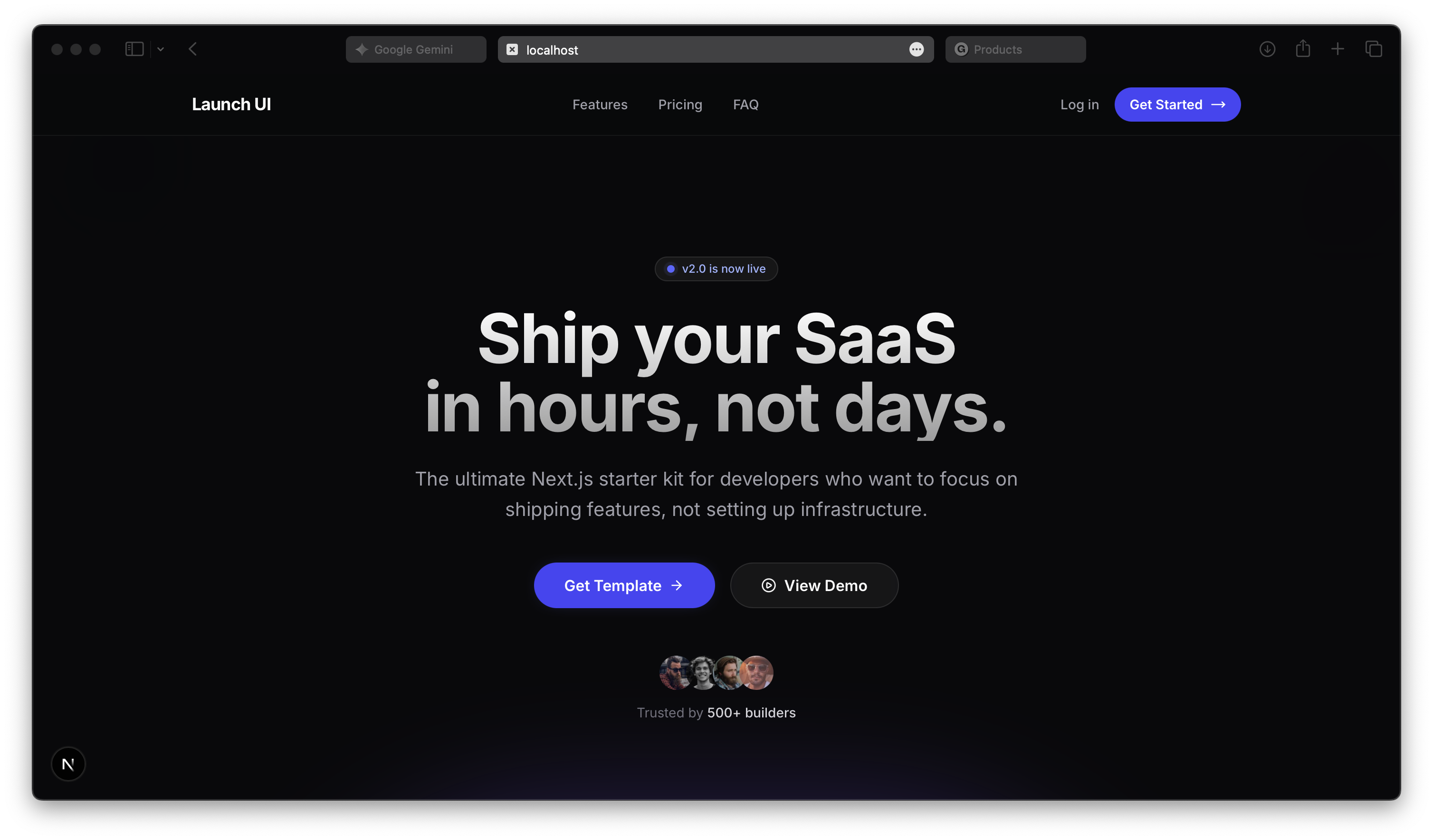 Velox Bento Portfolio - Product Hunt launch logo and brand identity