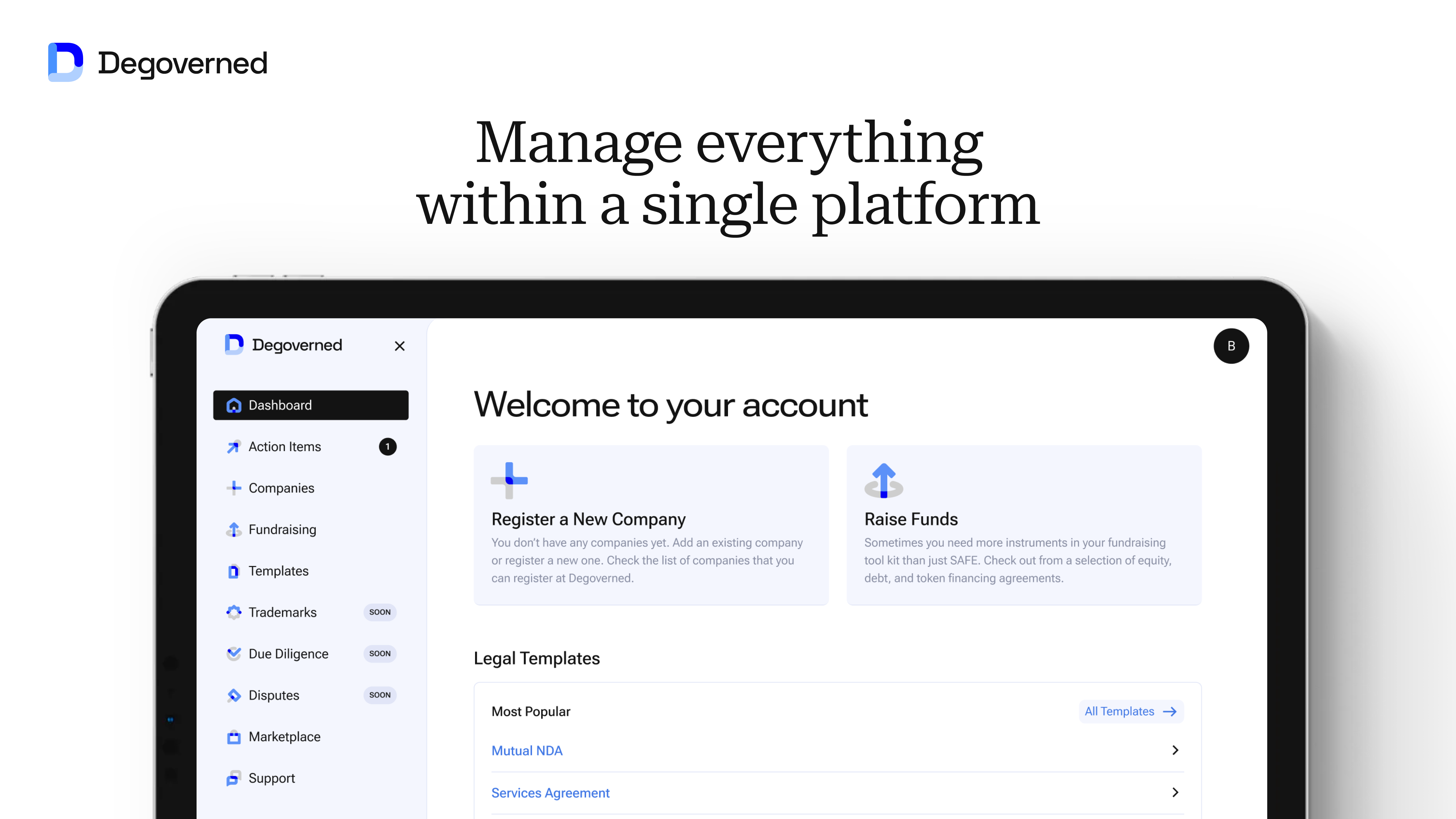 Дегромирован - Современная правовая платформа для технологических стартапов медиа 6