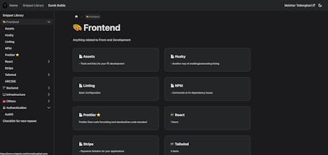 Startup Snippets gallery image