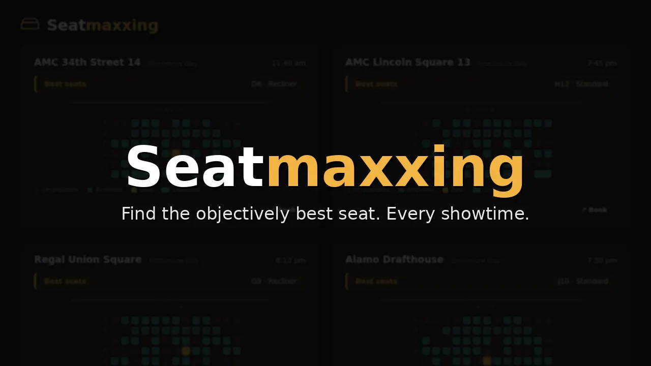 Seatmaxxing gallery image