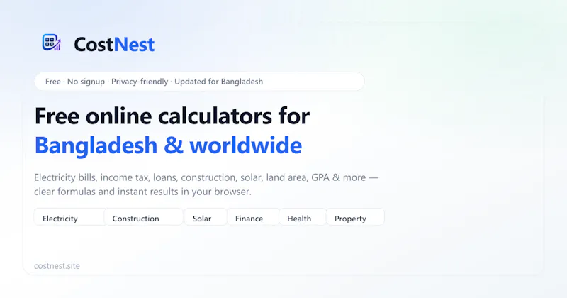 CostNest screenshot 1