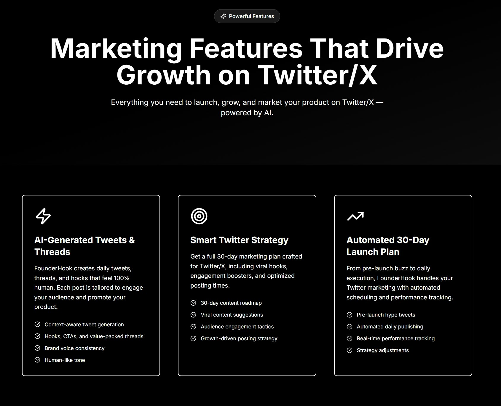 FoundersHook - Screenshot 2 showing product features and functionality