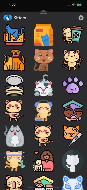 Kitters! iMessage Cat Stickers -AppStore gallery image