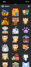 Kitters! iMessage Cat Stickers -AppStore gallery image