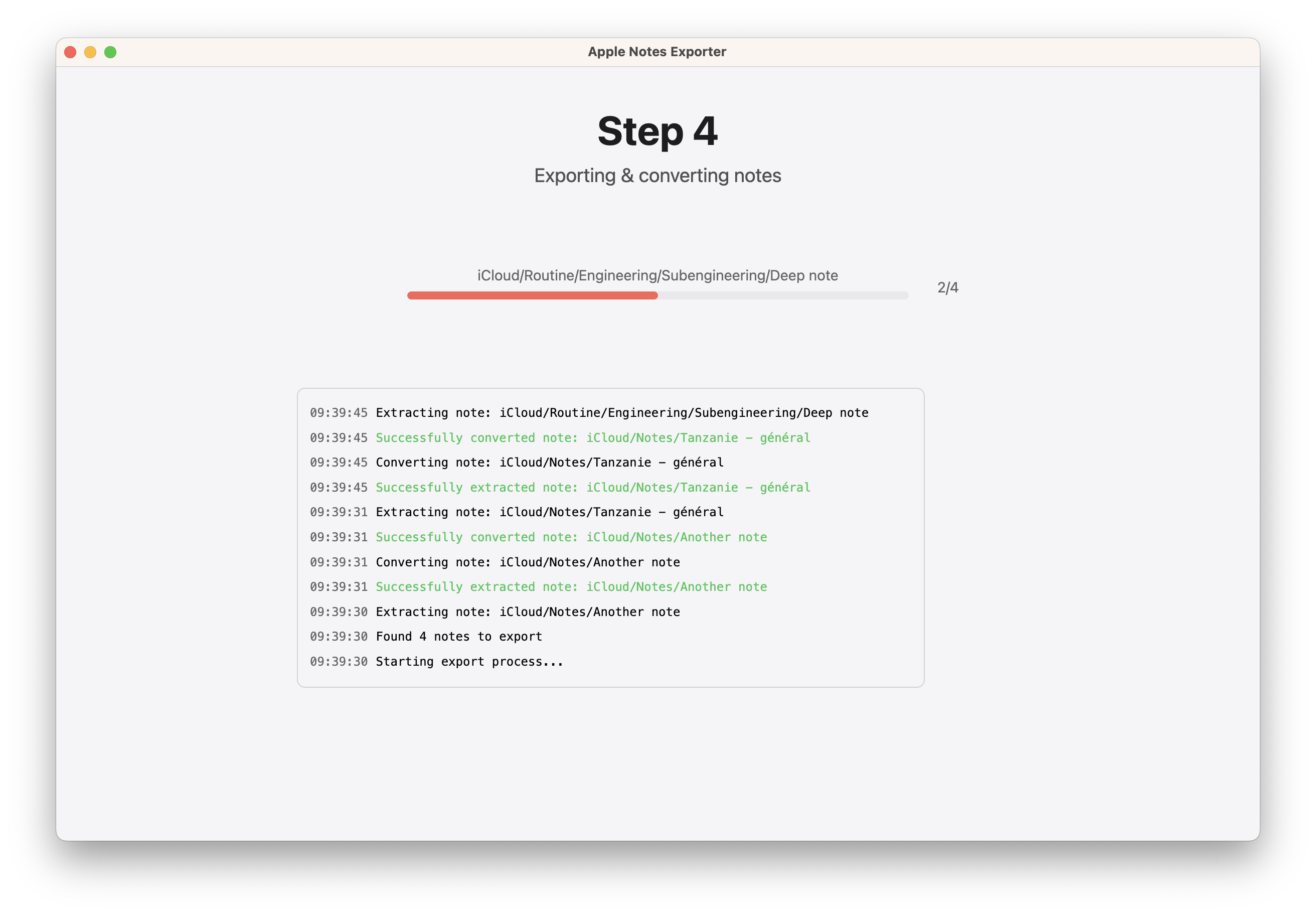 Free Apple Notes Exporter gallery image