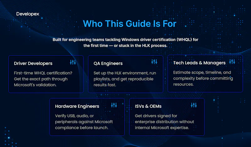 WHQL Certification Guide with HLK screenshot 2