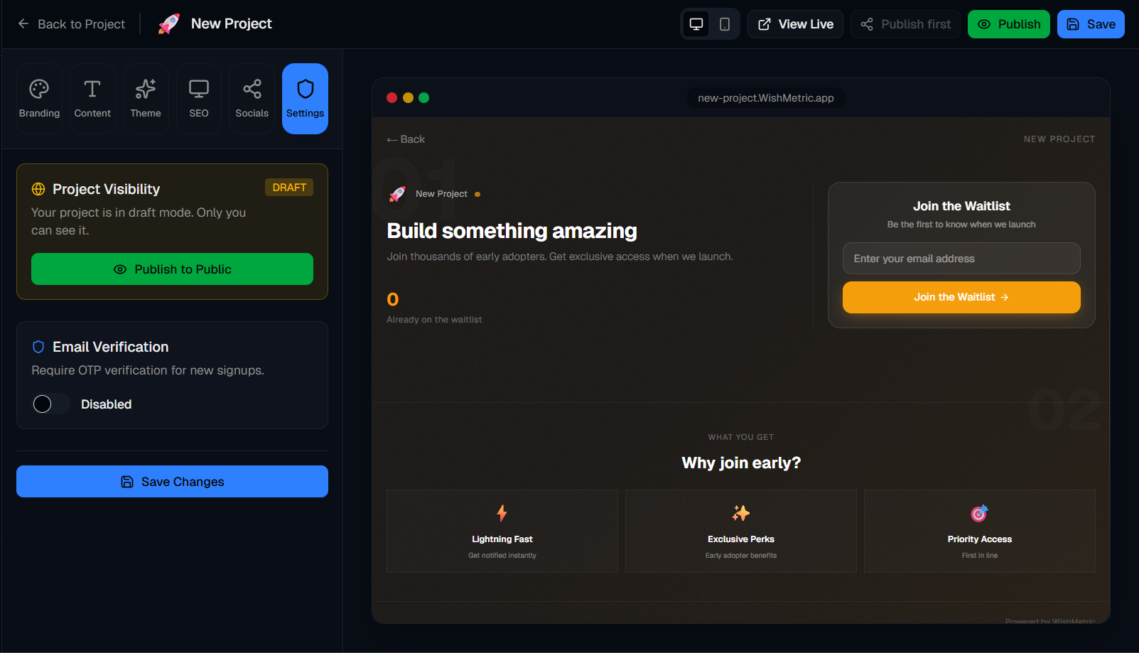 WishMetric gallery image