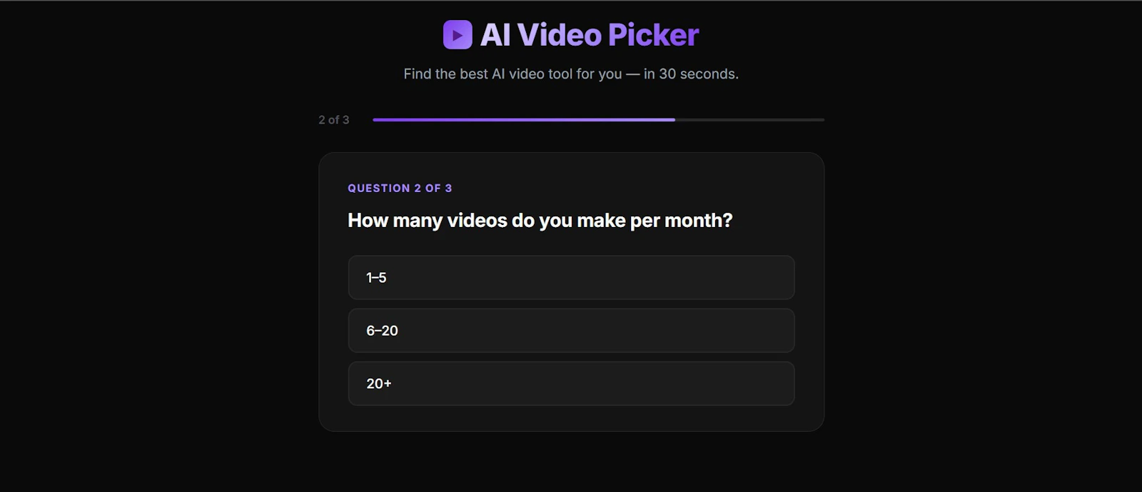 AI Video Picker screenshot 3