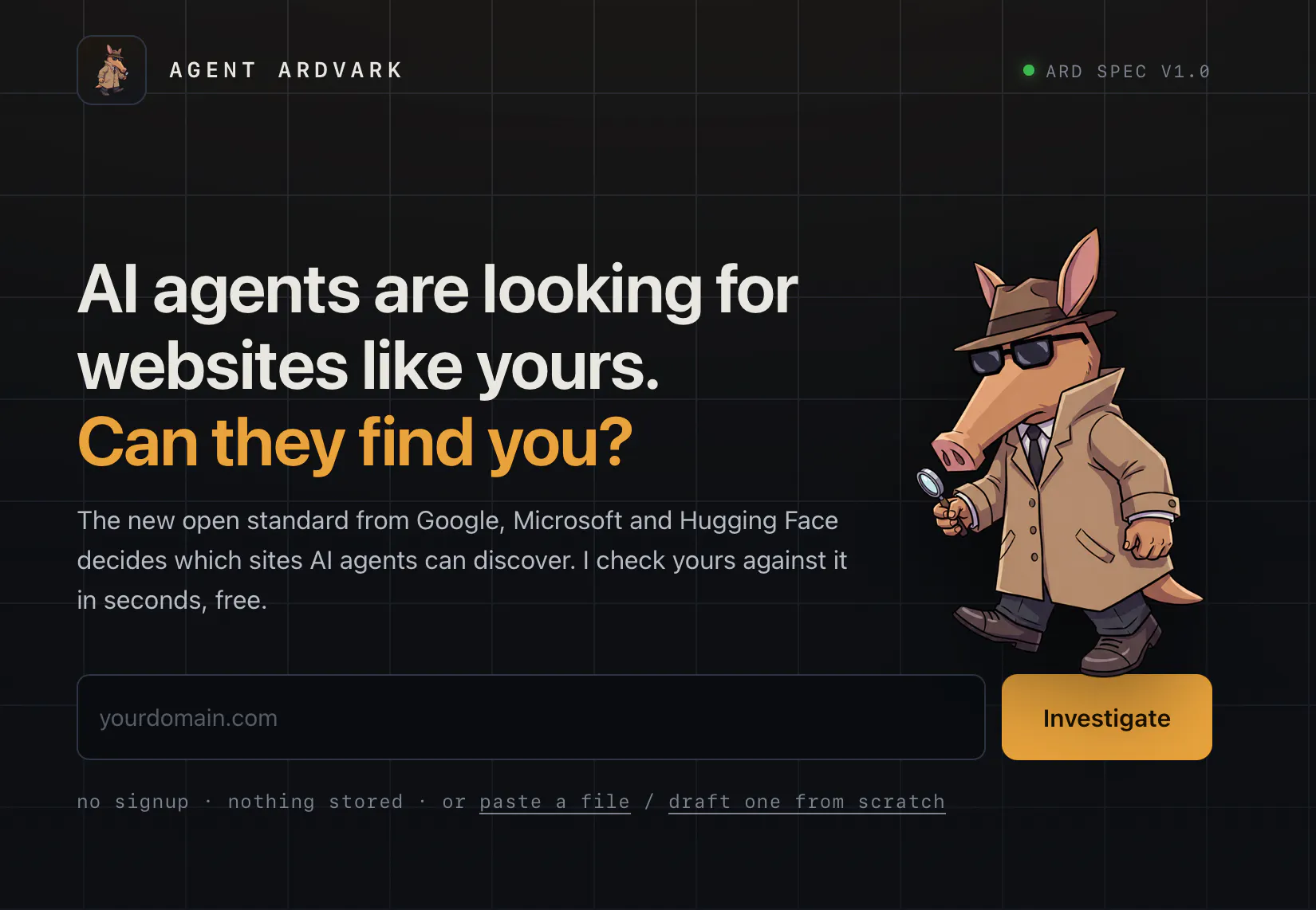 Agent Ardvark gallery image
