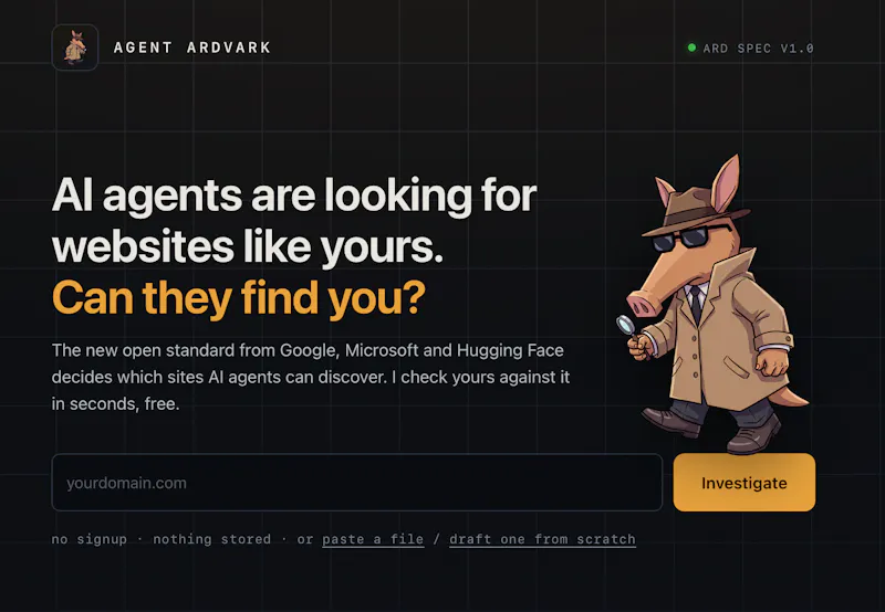 Agent Ardvark screenshot 1