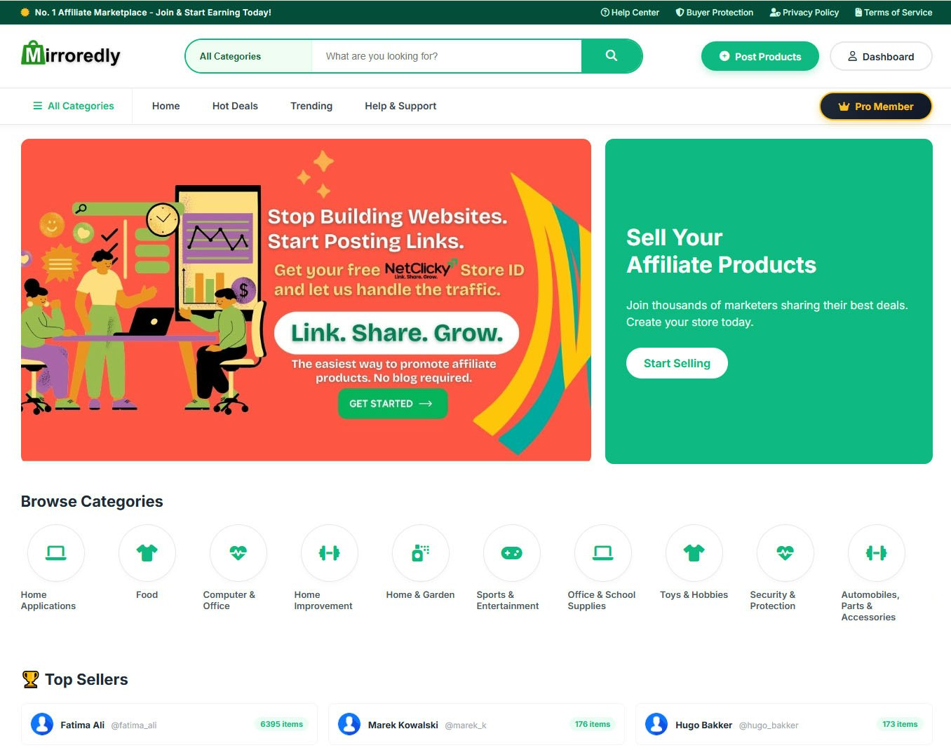 Mirroredly.com - Main product screenshot demonstrating key features and user interface