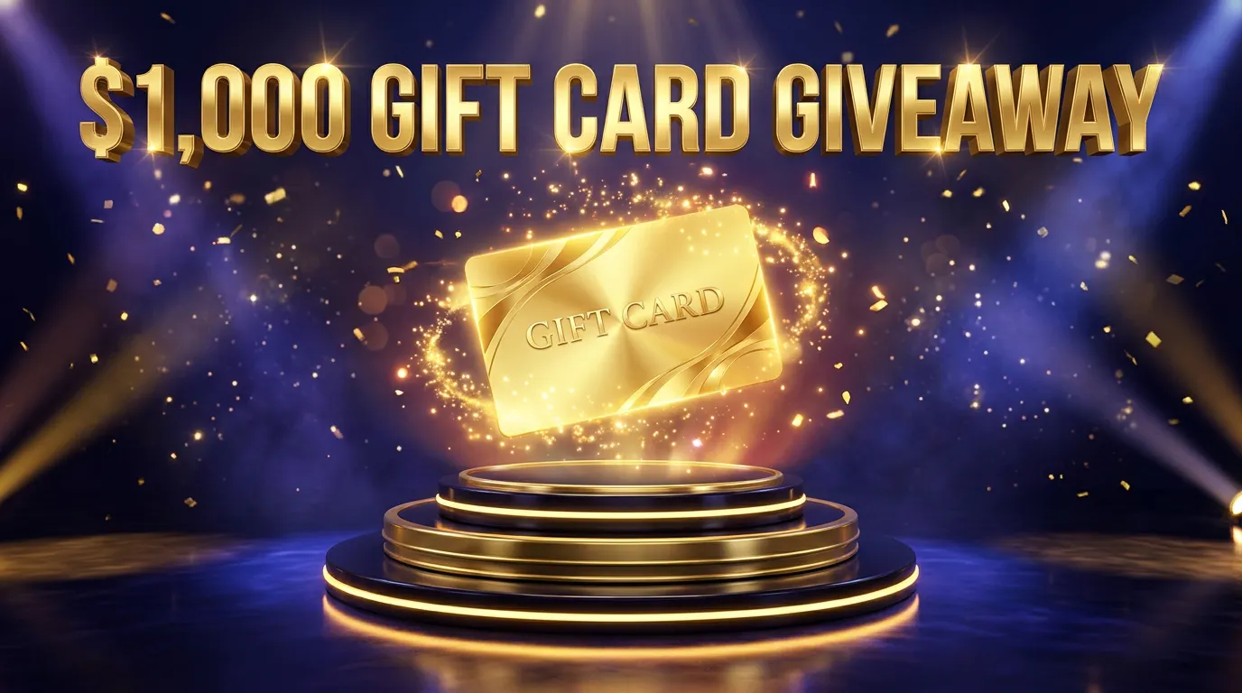 Giveaway Closing Soon: Win $1,000 Free gallery image