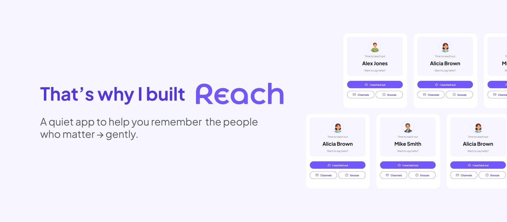 Reach: Stay in Touch gallery image