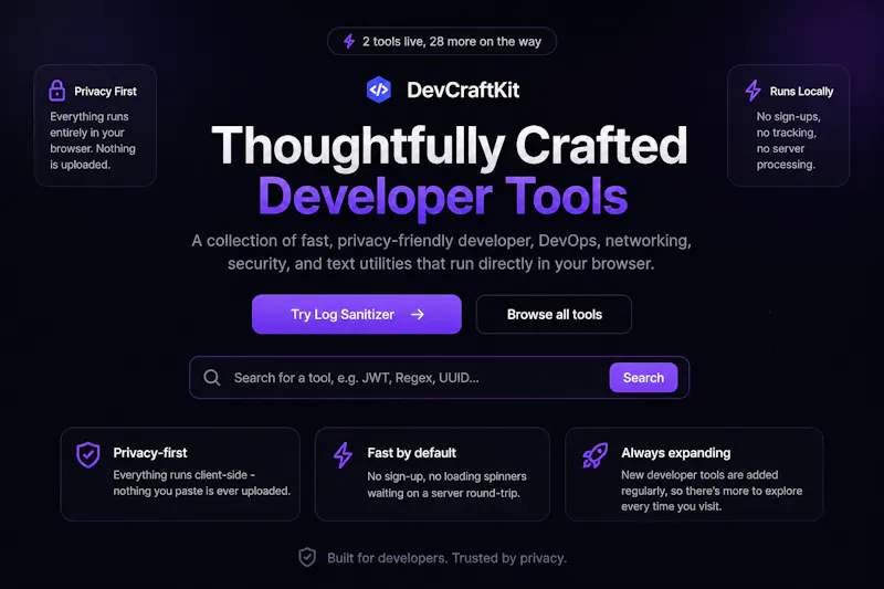 DevCraftKit screenshot 2