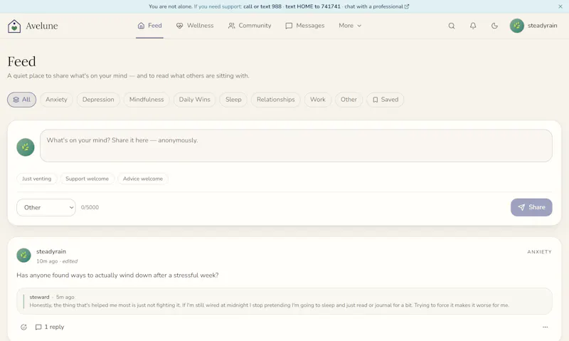 Avelune screenshot 1