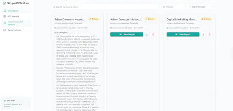SimpleCVBuilder gallery image