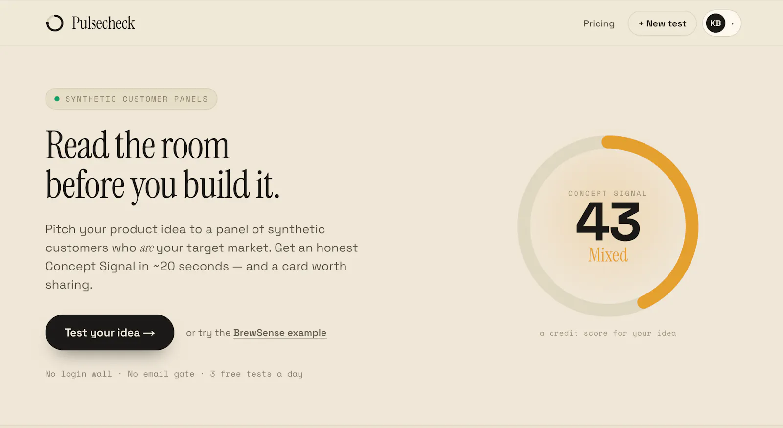 Pulsecheck screenshot 1