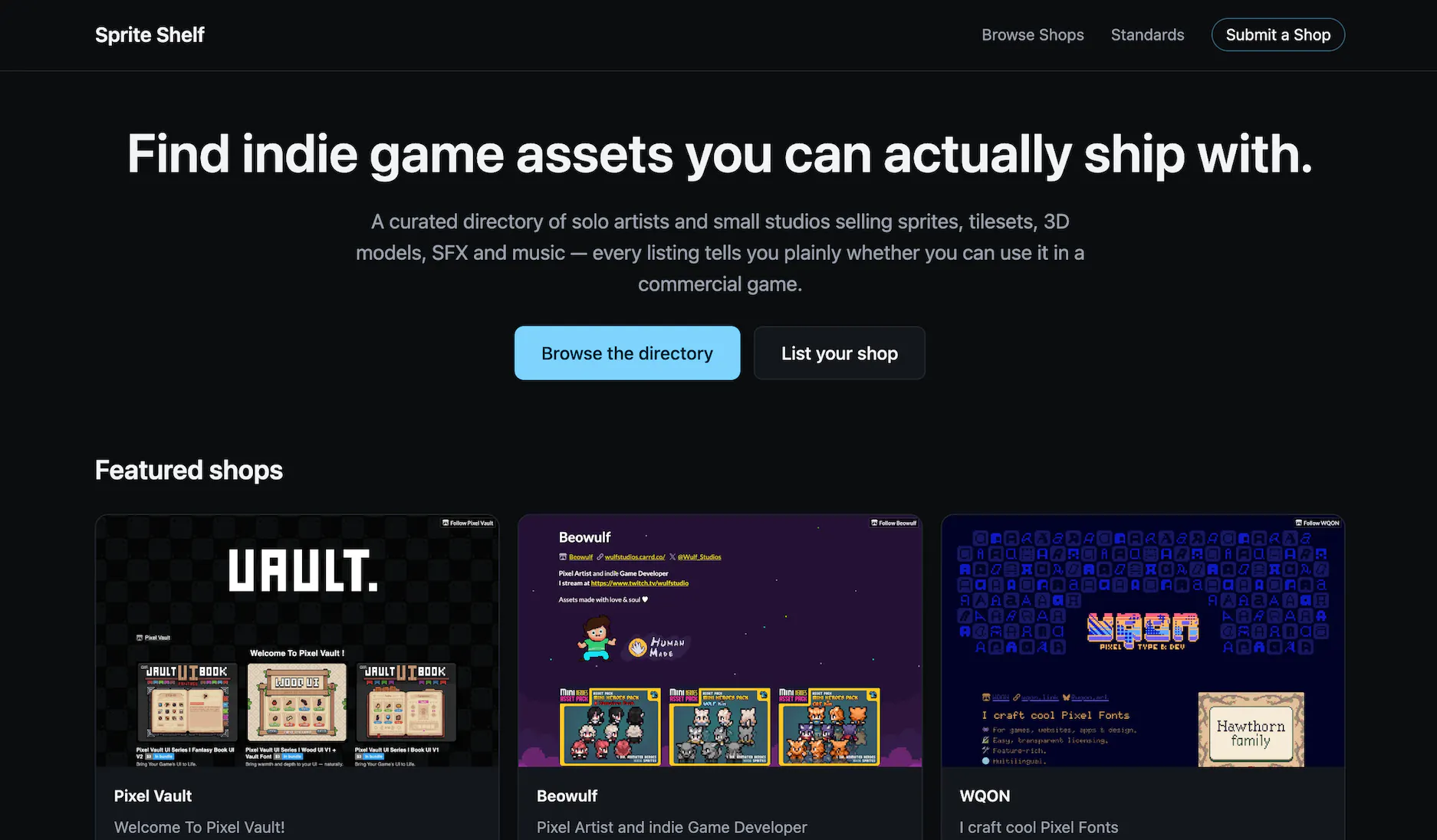 Sprite Shelf gallery image