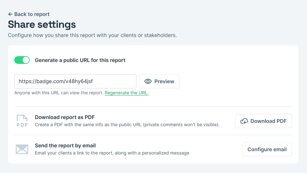 Tejón - Badger es una herramienta de informes de SEO para agencias y freelancers media 5