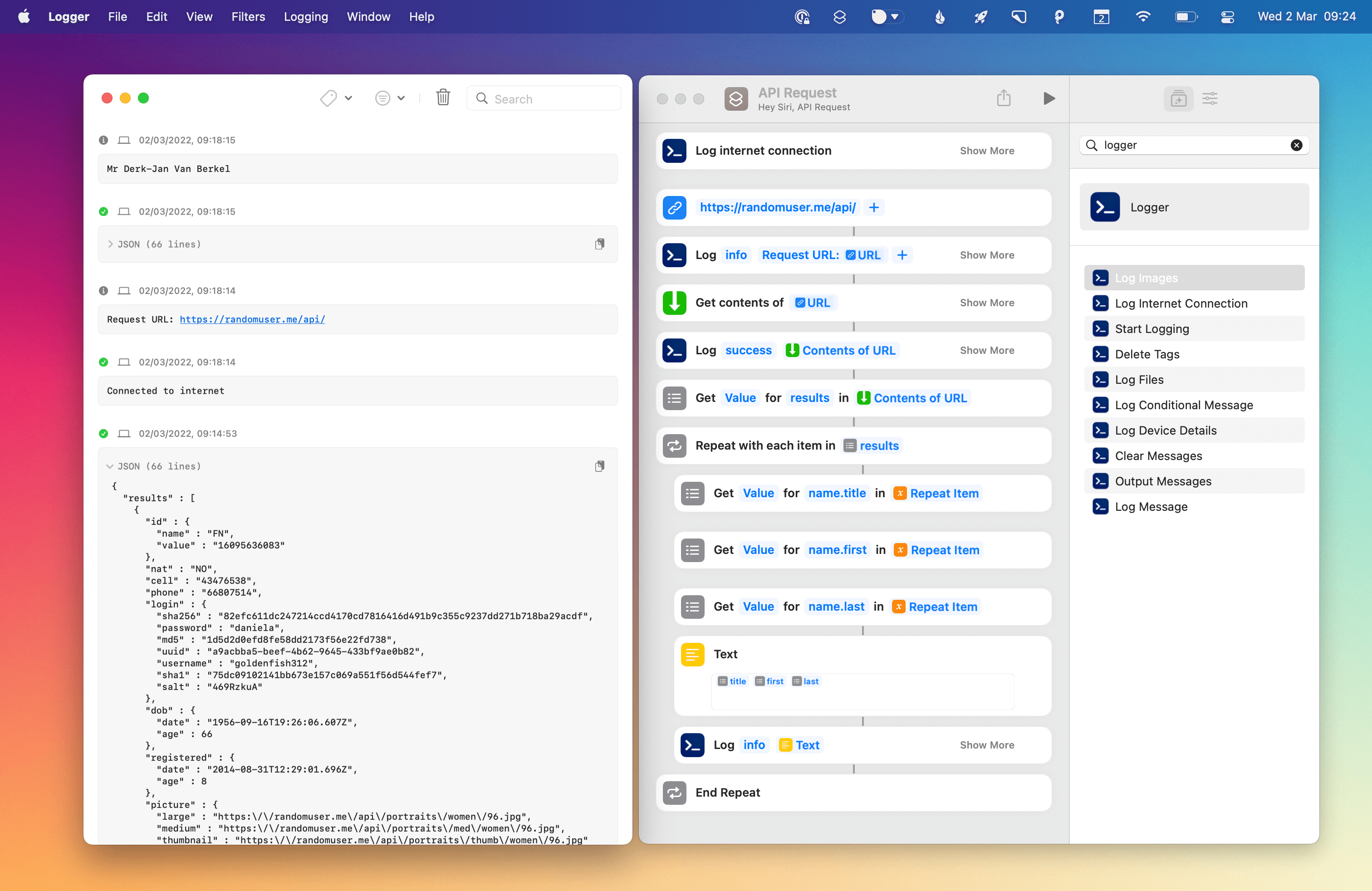 Logger gallery image