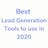 Best Lead Generation Tools