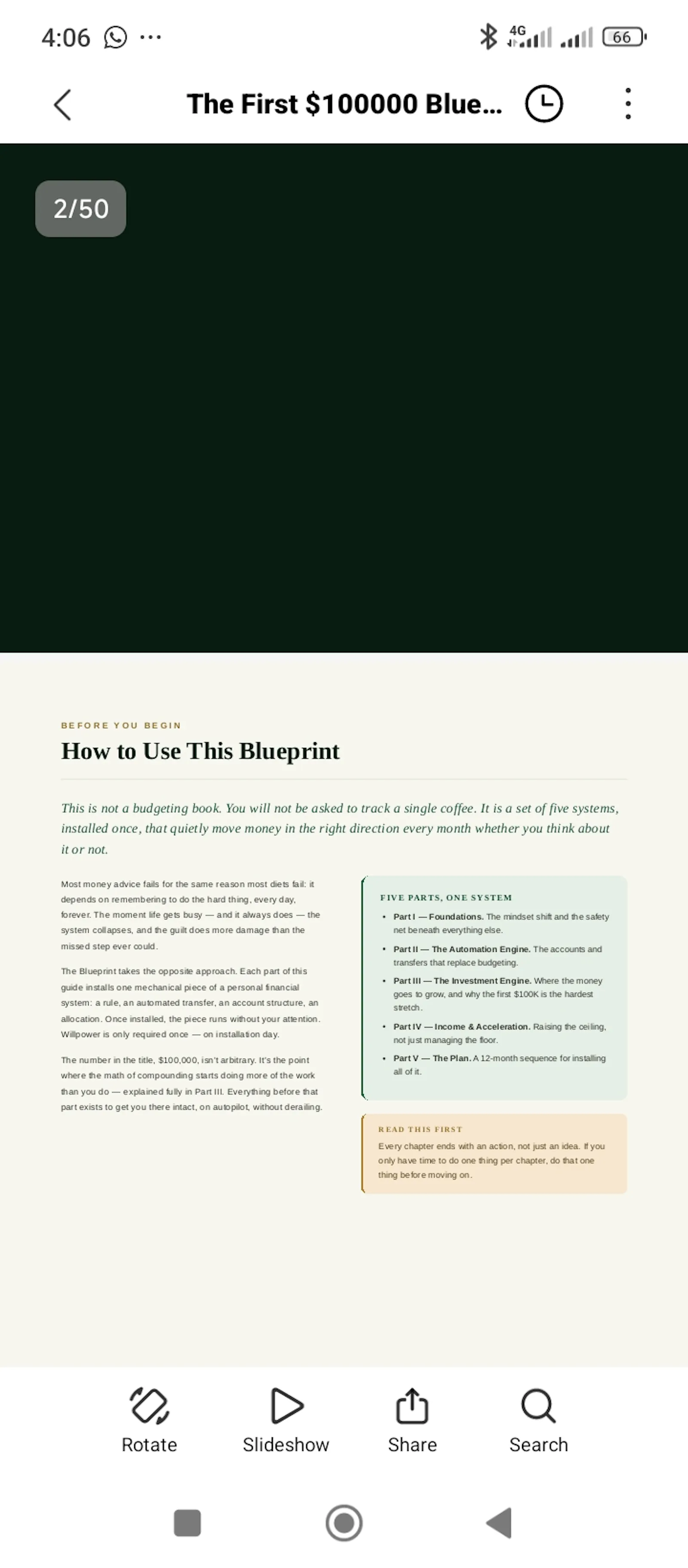 The First $100,000 Blueprint screenshot 2