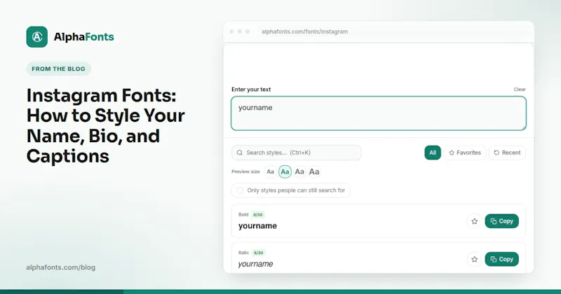 AlphaFonts screenshot 5