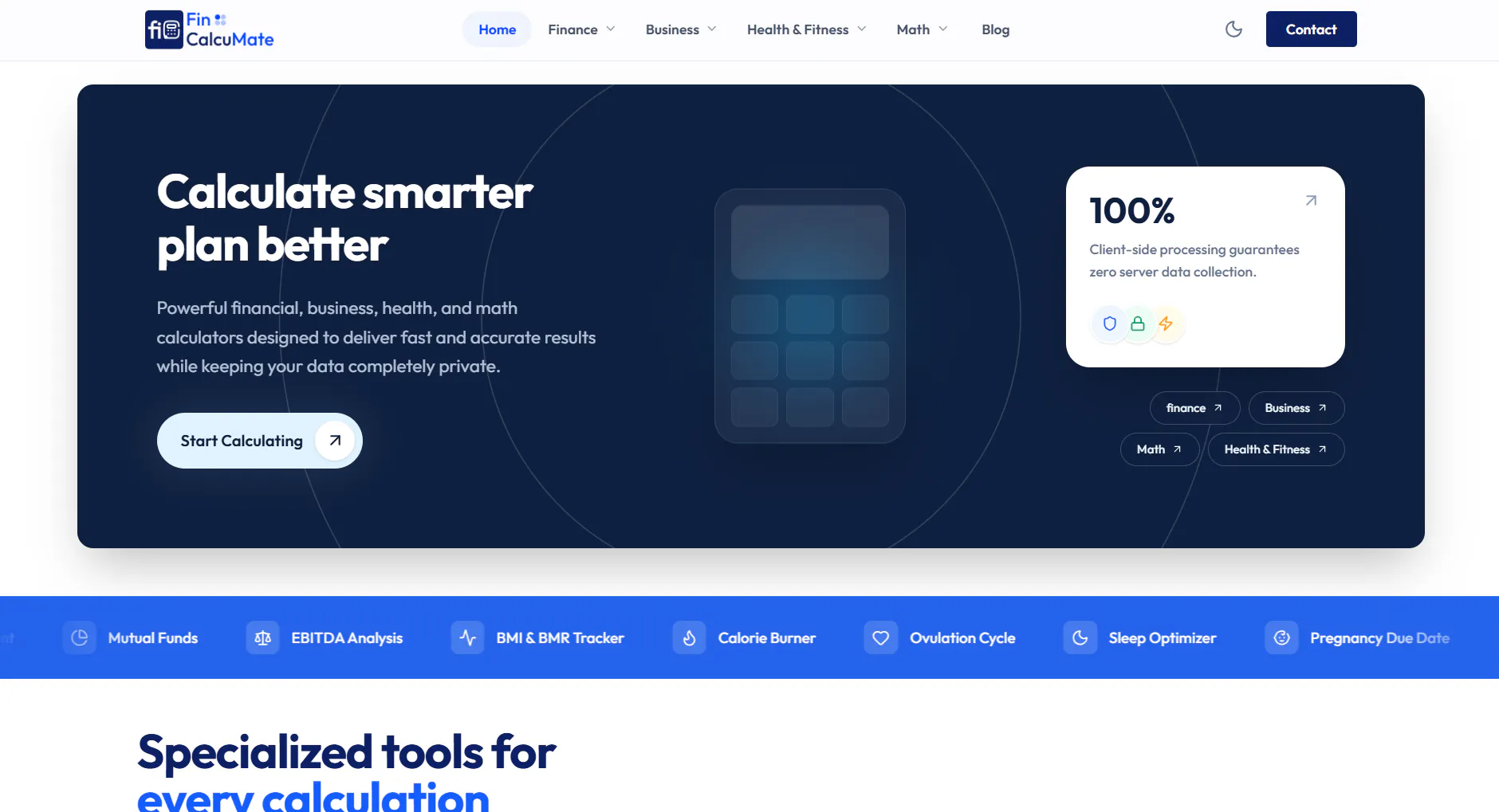 FinCalcuMate 專案橫幅