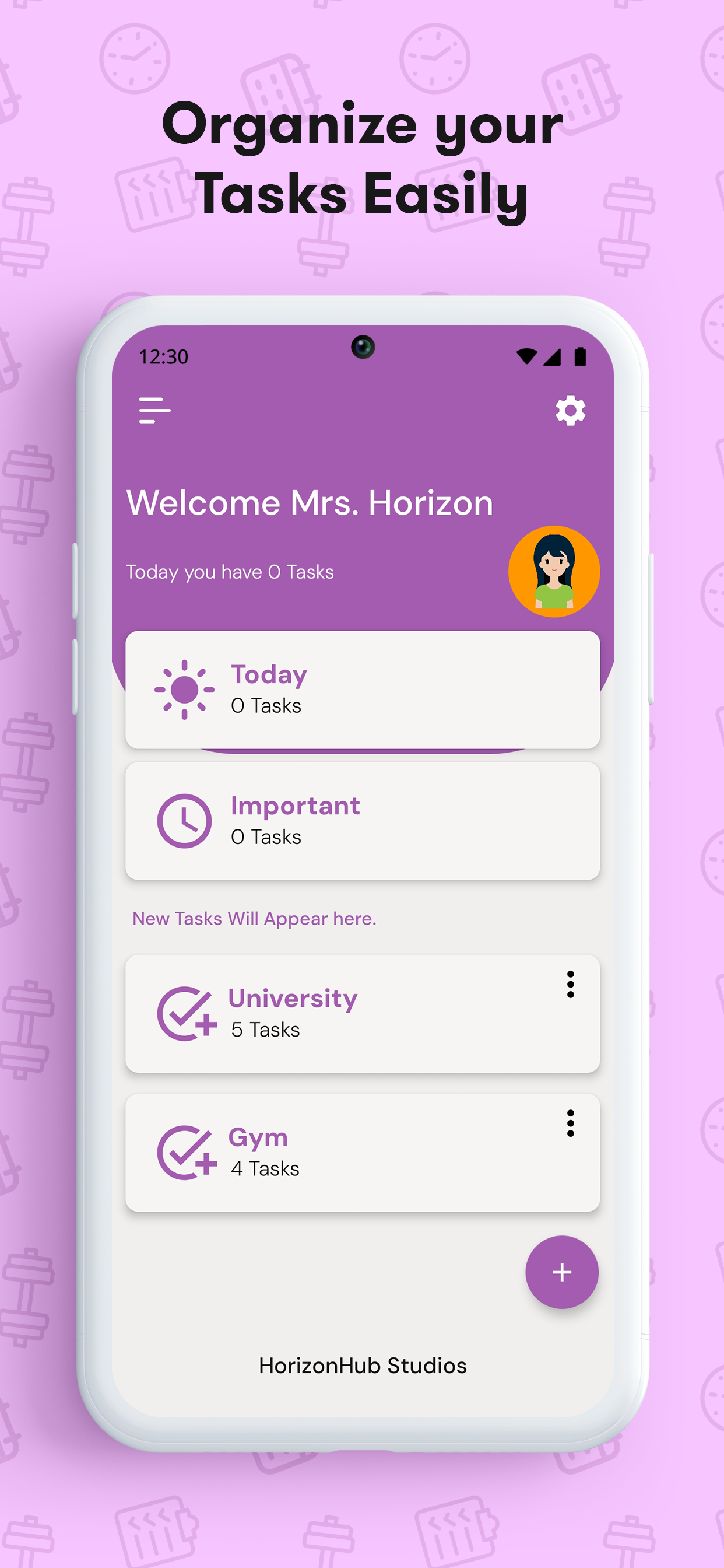 Média Dodazzle à faire et sous-tâches - Belle application de tâche d'inspiration moderne avec design attrayant 5