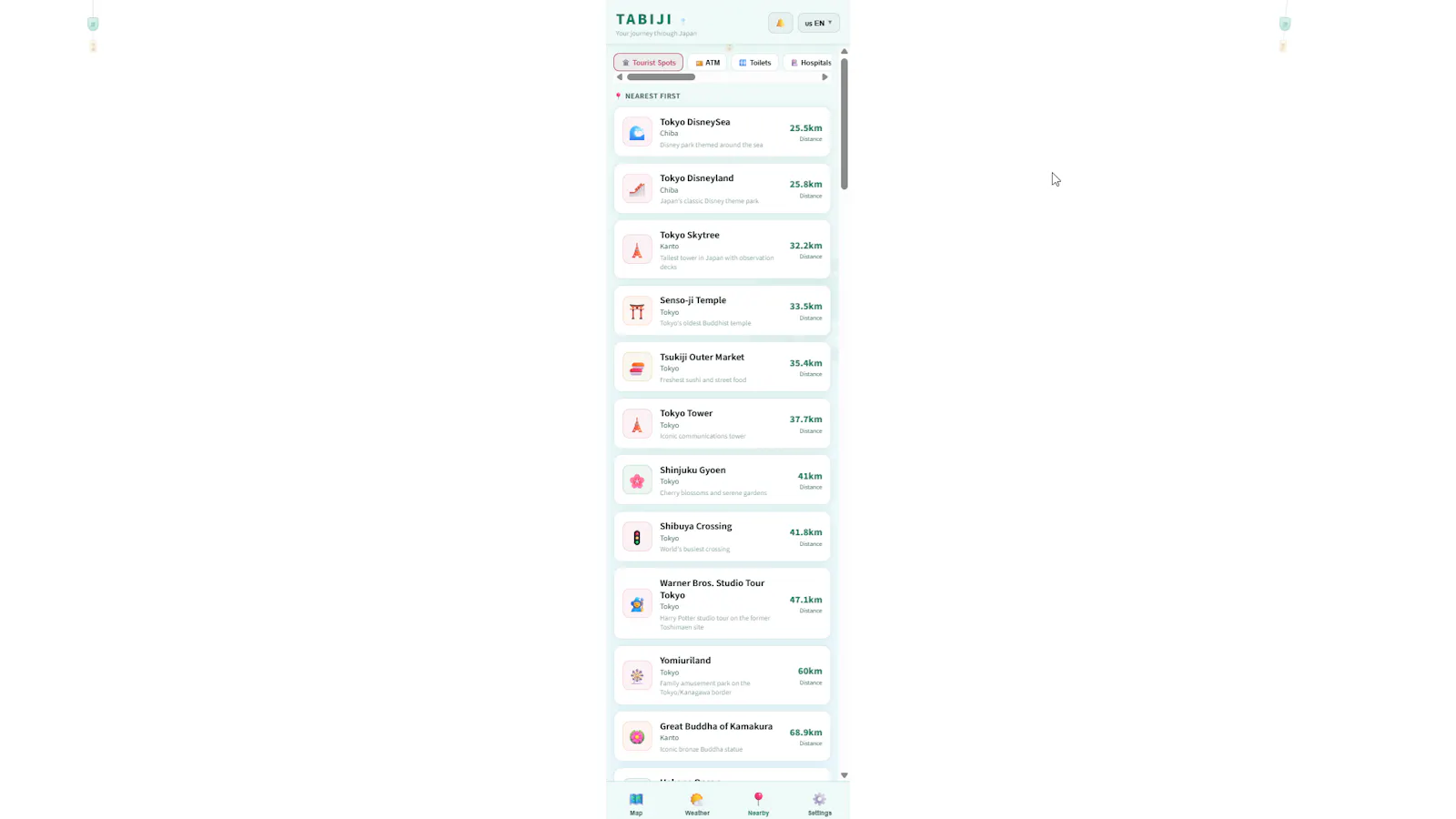 TABIJI screenshot 2