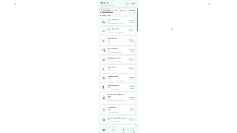 TABIJI screenshot 2