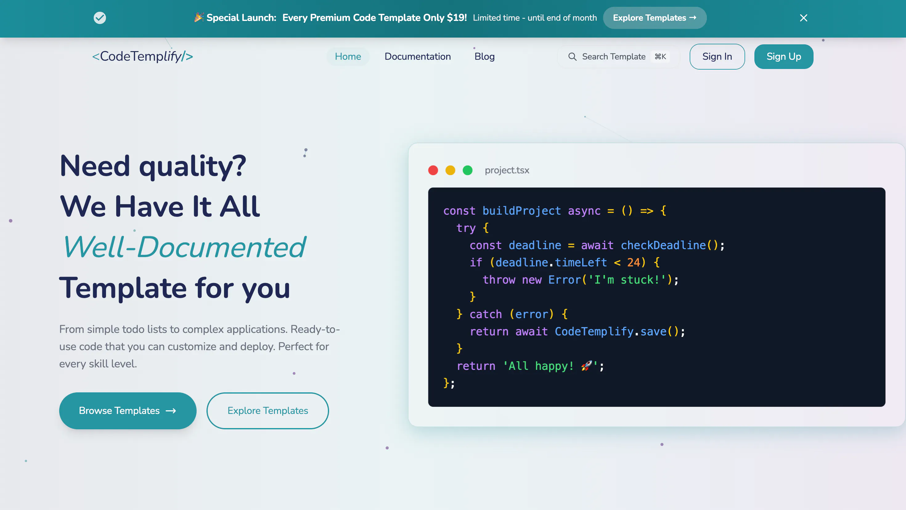 Codetemplify gallery image