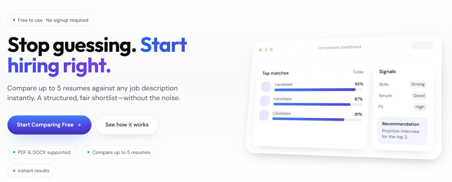 HireSignal gallery image