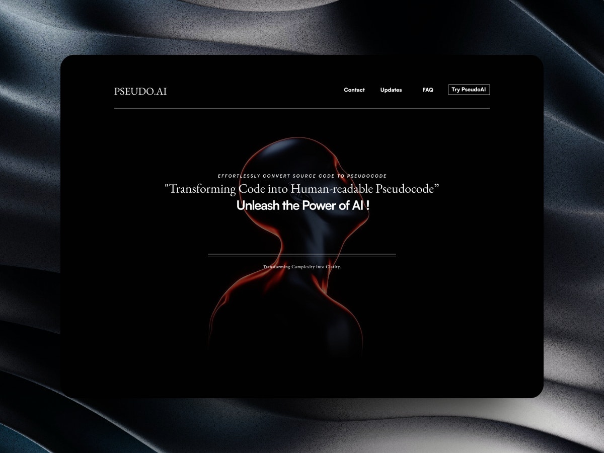 PSEUDO.AI - मानव-पेडेबल स्यूडोकोड में कोड को बदलना मीडिया 2