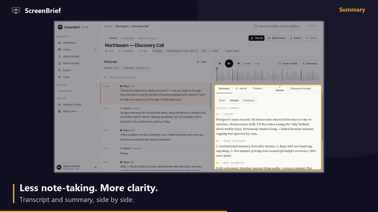 ScreenBrief screenshot 3