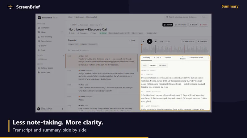 ScreenBrief screenshot 3