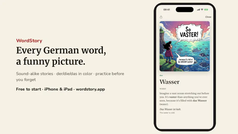 WordStory screenshot 1 (video preview)