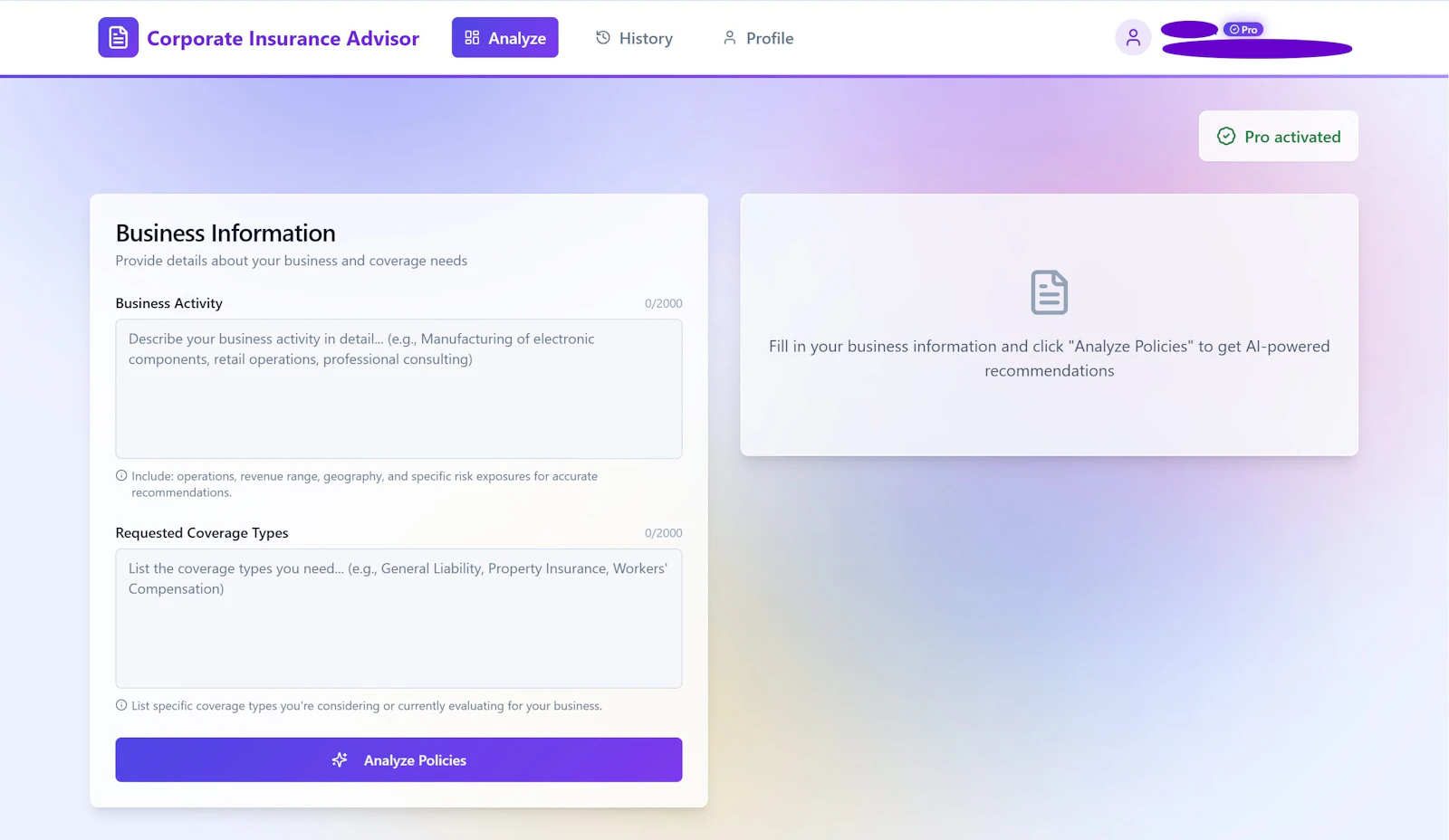 Corporate Insurance Advisor screenshot 3