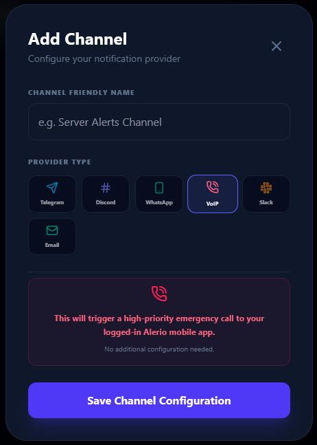 Alerio - Screenshot 4 showing product features and functionality