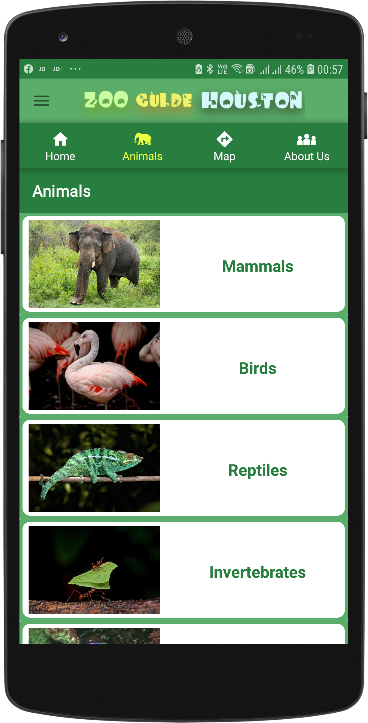 Zoo Guide Houston mobile App gallery image