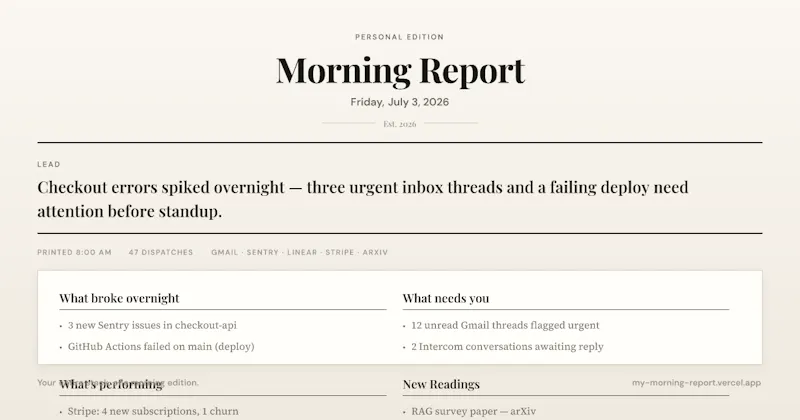 My Morning Report screenshot 3